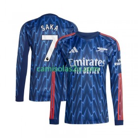 Camisolas de futebol Arsenal Bukayo Saka 7 Equipamento Alternativa 2025/26 Manga Comprida
